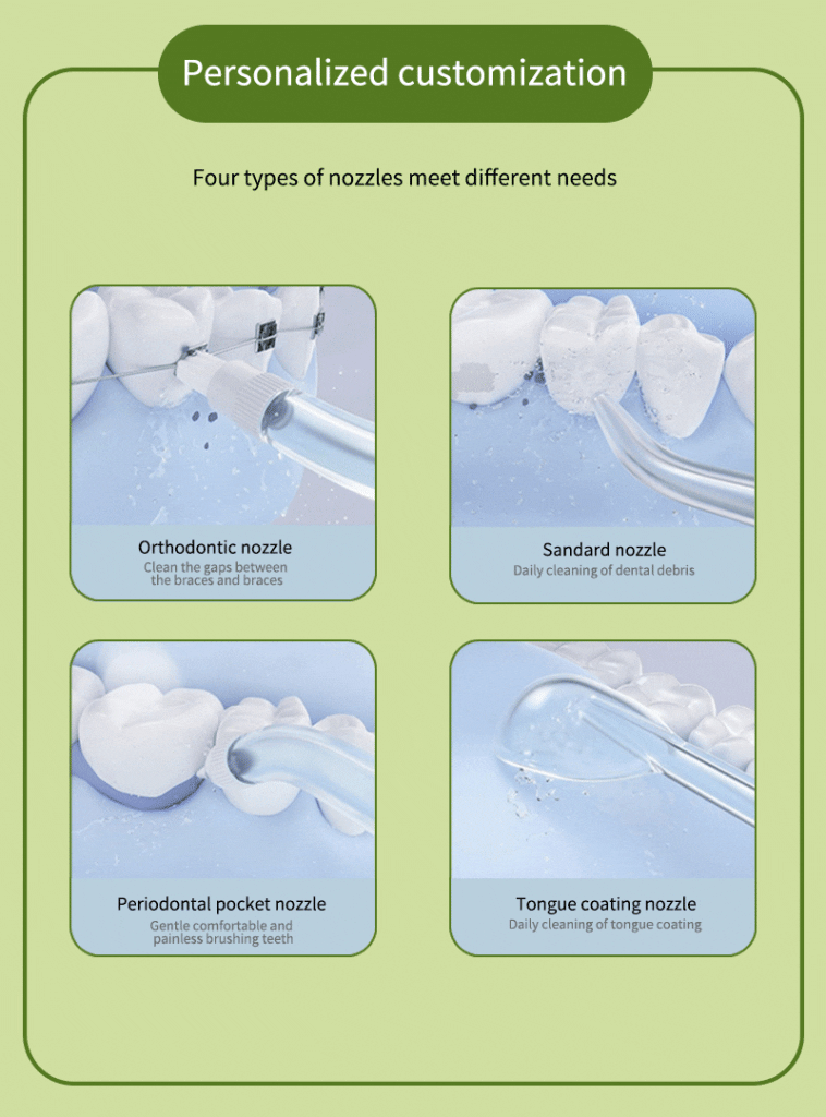 Portable Oral Irrigator Dental For Irrigator Teeth Water Flosser Oral Cleaner water thread For Teeth 19 b82bd420c8a214e826b3ff8fc412f4d 13