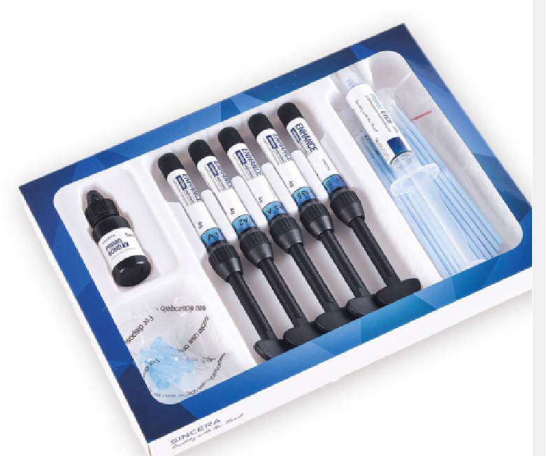 Sincera ENHANCE Universal Composite Kit - 5PCS Dental Composite Kit with Primo Bond and Primo Etch