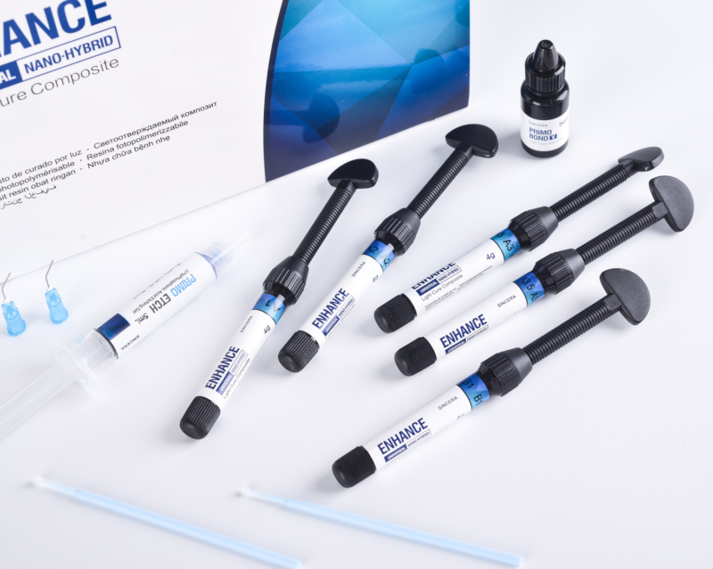 Sincera ENHANCE Universal Composite Kit - 5PCS Dental Composite Kit with Primo Bond and Primo Etch