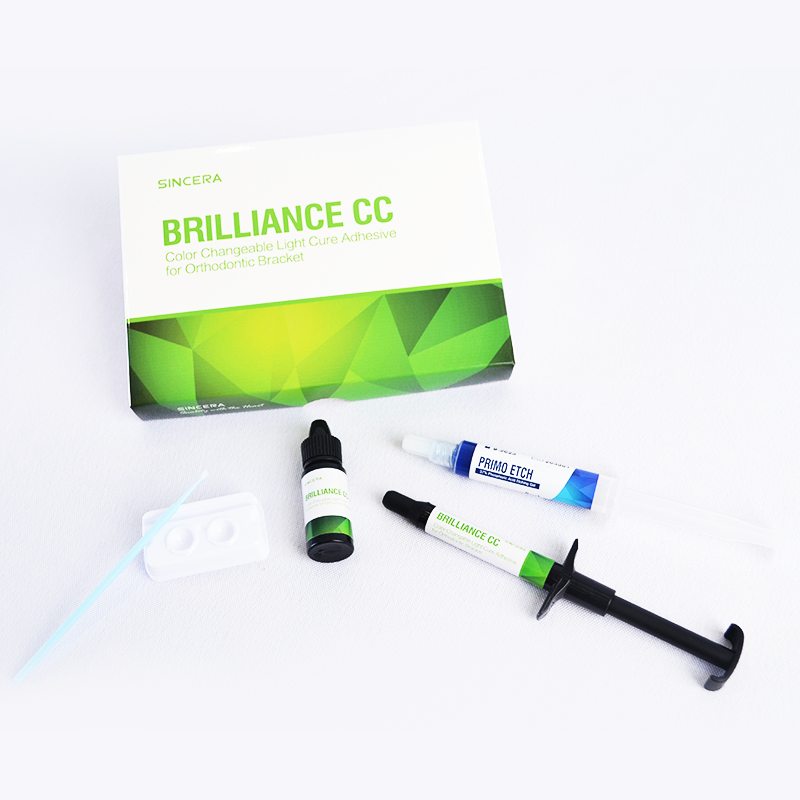 BRILLIANCE Color Changeable Light Cure Adhesive for Orthodontic Bracket Intro Kit liweymed.com