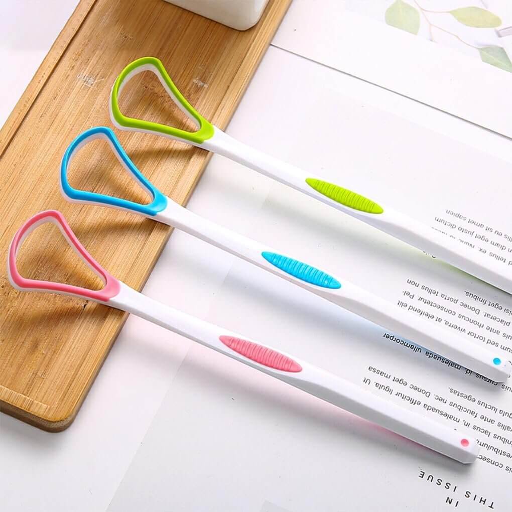 ANYWAY Tongue Brush and Scraper, Tongue Cleaner for Adults, Tongue Scraper Cleaner for Oral Hygiene and Fresh Breath_2