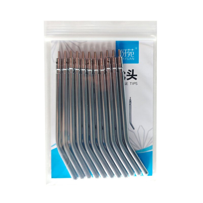 3-Way Syringe Nozzle – Metal Air/Water Spray Tips (YY-S3), 10pcs/Bag
