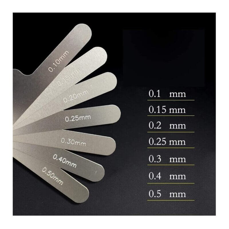 Dental Gap Gauge – Precision IPR Measuring Tape for Interproximal Reduction | Stainless Steel & Calibrated