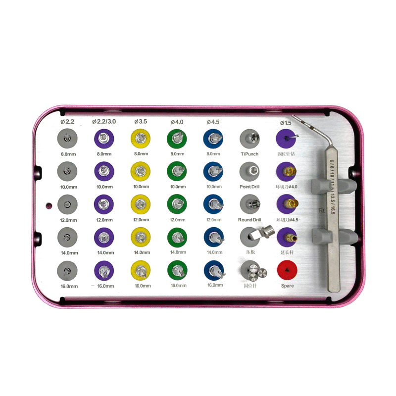 Half-Guided Implant Surgical Kit – Universal Toolbox for Partial Guided Implant Surgery