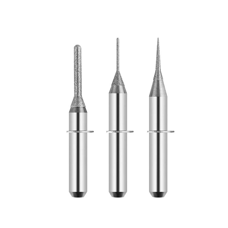 UPCERA B41/B42 Glass-Ceramic Milling Burs – 3-Size Set | AnyWay Dental