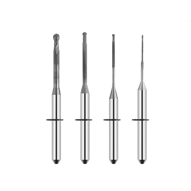 Cradle/Rhino A51/A52/A53 Zirconia DC Milling Burs – 4-Size Set | AnyWay Dental