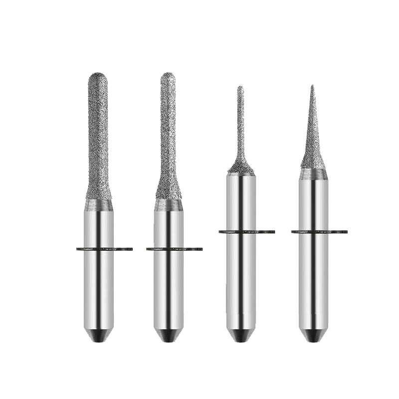 DOF CRAFT-5X Glass-Ceramic Milling Burs – 4-Size Set | AnyWay Dental