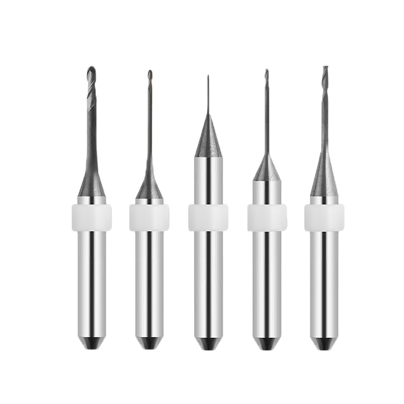 Jiny Zirconia Milling Burs - 6 mm Shank – 5-Tool Set | AnyWay Dental