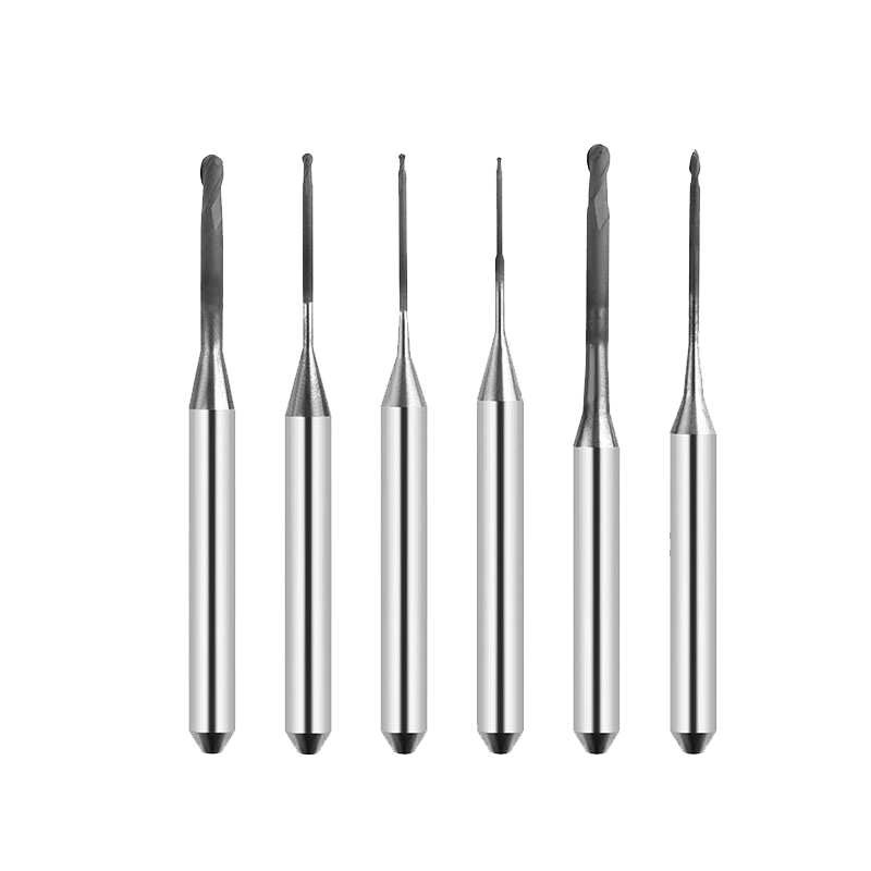 Roland Zirconia DC Milling Burs – 6-Piece Set | AnyWay Dental